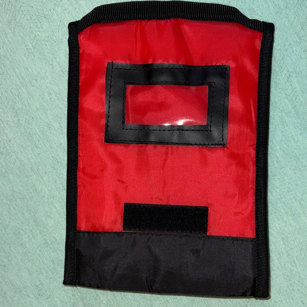 Disney D23 reusable lunch bag red and black 7x10x3” Official Fan Club New